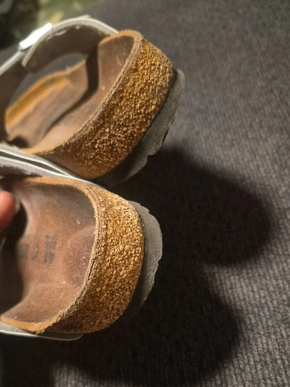 Silver Toe-Post Sandals